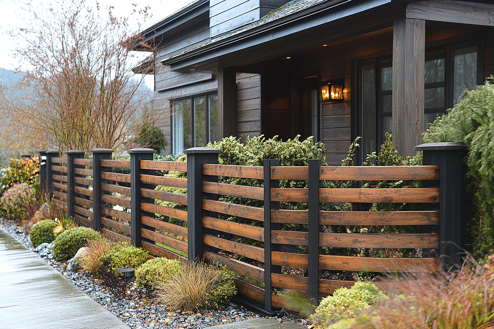 Traditional Wooden Fence